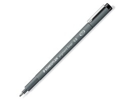 FINELINER PIGMENT 308 - Zwart - 0.8 mm Staedtler - Pigment inkt