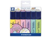 TEXT MARKER   Textsurfer PASTEL   - Set 6 Staedtler
