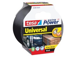 KLEEFBAND TESA - 50 mm x 10 M - Zwart Extra Power Tape Universal