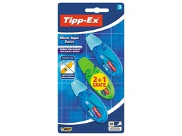 CORRECT-IT TIPP-EX   Micro tape twist   Lengte tape 8 M - Promoset 2   1 Gratis