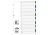 INDEX A-Z - Polyprop - GEKLEURD A4 Durable - 20 verdelingen / 5 kleuren