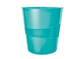 PAPIERBAK WOW 15 L - Wow Color ijsblauw Leitz