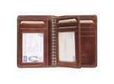 MAVERICK DALIAN II - Wallet - Dark Brown 10 cc - 2 Window - No Coinpocket - Ft. 9 x 12.5 cm