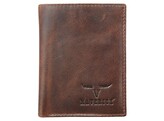 MAVERICK DALIAN II - Mini Wallet - Dark Brown 3 cc - No Window - Coinpocket - Ft. 9 x 11 cm