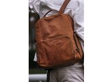 MAVERICK Rugzak Laptop 14  - Cognac 5 Ritsvakken - Interne indeling
