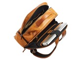MAVERICK Rugzak Laptop 14  - Cognac 5 Ritsvakken - Interne indeling