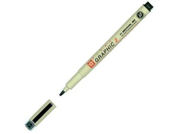 FINELINER PIGMA GRAPHIC 2 - Zwart Sakura - Pigment inkt - Beitel punt 2 mm