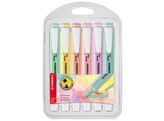 FLUO MARKER STABILO   SWING COOL   Set 6 kleuren