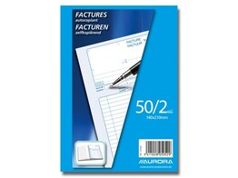 ORDER BOOK DUPLI 14 x 21 cm - FACTUURBOEK Aurora - NCR 50 blad - 2 exemplaren