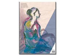 TEKENBLOK GEKORRELD  WIT - A3 Ft. Aurora - 200 gr - set 20 vel