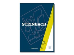 TEKENBLOK STEINBACH  WIT - Din A4 Aurora - 200 gr - set 20 vel