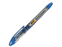 FLUO MARKER BIC   TECHNOLIGHT   - Blauw