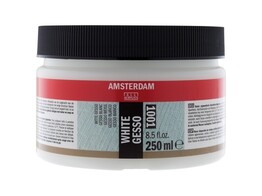 AMSTERDAM Primer - Gesso Wit 1001 Royal Talens - Pot 250 ml.