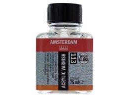AMSTERDAM -  Acrylvernis hoogglans 113 Royal Talens - Flacon 75 ml.