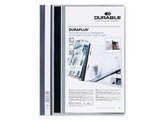 BESTEKMAP    DURAPLUS Panorama   - Grijs Extra breed A4   Ft.  - Panorama insteektas