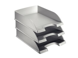 BRIEVENBAKJE LEITZ PLUS 5227 - GRIJS STANDAARD MODEL