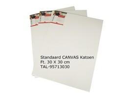TALENS Spieraam - Ft. 30 x 30 cm Puur 100  Katoen - 300 gr./m 