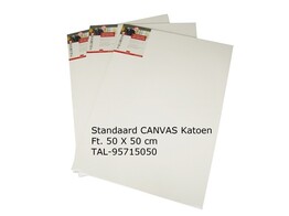 TALENS Spieraam - Ft. 50 x 50 cm Puur 100  Katoen - 300 gr./m 