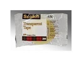 KLEEFBAND SCOTCH 550 - 12 mm x 33 M 3M - Individual packed