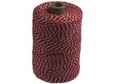 TOUW KATOEN ROOD/WIT - KLOS 200 GR