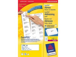 ETIKETTEN LASER - Etiket 99.1 x 33.9 mm Avery - 16 etiket / A4 - Doos 100 vel