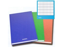 REGISTER - Ft 210 x 330 mm - Commercieel Aurora - 96 blad - 80 gr - Harde kaft