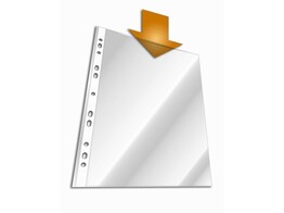 SHOWTAS   PERFORATIE - Glad oppervlak Durable - Din A4 - Doos 100 - 60 micron