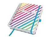 NOTITIEBOEK Spiraal A5 Jolie - Blanco / Effen Sigel - 120 grs - 240 pagina s - Rainbow Vibes