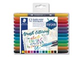 VILTSTIFT Brush letter duo - Staedtler set 12 Staedtler - Dubbelpunt