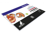 TEKENBLOK 200 gr. - WIT - Din A4 Kangaro - Set 20 vel