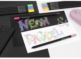 POTLOOD   Black edition   - 6 neon / 6 pastel Faber-Castell - Karton doos