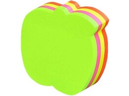 INFO NOTES CUBE DIE-CUT -   Appel   Blok 4 colors x 50 vel