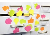 INFO NOTES CUBE DIE-CUT -   Appel   Blok 4 colors x 50 vel