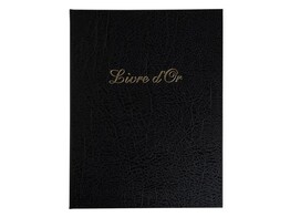 GASTENBOEK EXACOMPTA   Balacron   - Zwart Ft. 220 x 270 mm - 100 blz. - Witte pagina s