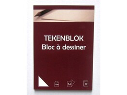 TEKENBLOK 200 gr. - WIT - Din A4 Wild Geese - Set 50 vel