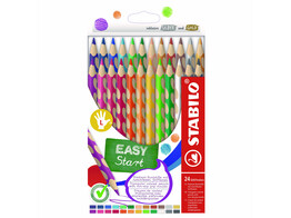 POTLOOD STABILO   Easy Colors   - Set 24 Ergonomic LINKSHANDIG