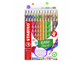 POTLOOD STABILO   Easy Colors   - Set 24 Ergonomic RECHTSHANDIG