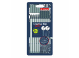 STIFT - Creative Tips - Zwart   Grijs Stabilo ARTY - 5 diverse punten in 2 kleuren