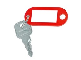SLEUTELHANGER PLASTIEK - 6 colors assorti