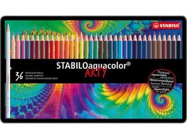POTLOOD STABILO   AquaColor   - Set 36 Stabilo ARTY - Metal Box