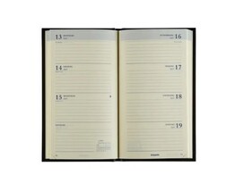 AGENDA INTERPLAN - 7 Dag / 2 Pag - Blauw Brepols - Ft. 90 x 160 mm - Lima kaft