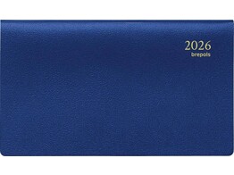 AGENDA OMNIPLAN - 7 Dag / 2 Pag - Spiraal Brepols - Ft. 168 x 90 mm - Blauw