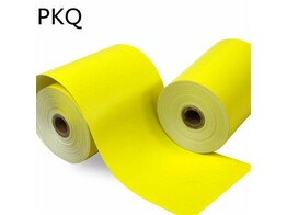 PAPIERROL 80 MM / 80 / 12  -  THERMISCH Kores - Lengte 79 M - GEEL PAPIER