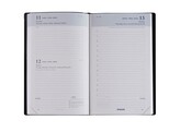AGENDA BREFORM - 1 Dag /  Pag - Zwart Brepols - Ft. 100 x 165 mm - Seta kaft