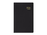 AGENDA DELTA - 7 Dag / 2 Pag - Kaft Zwart Brepols - Ft. 81 x 120 mm - Creme papier
