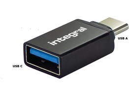 USB ADAPTER -  USB-A naar USB-C Integral - set 2