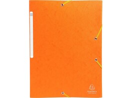ELASTOMAP 3 kleppen   Scotten   - Oranje Exacompta - Karton Scotten 425 gr