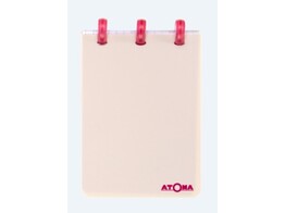 ATOMASCHRIFT Pastel Smooth - A7 - Gelijnd PP Kaft - Colors assorti - 60 blad - Kopgeringd