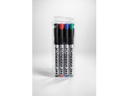 CD MARKER 244 - Fijne punt - Set 4 kleuren Schneider