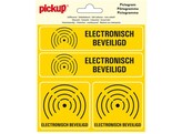 PICKUP PICTOGRAM LOGO SET 4 MINI  ELECTRONISCH BEVEILIGD 